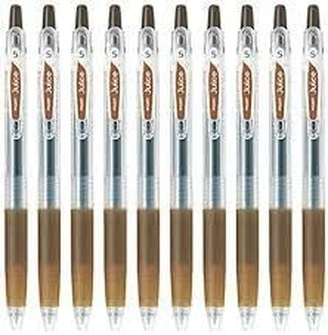 Pilot Juice 0.5mm Gel Ink Ballpoint Pen, Coffee Brown Ink, Value Set in Saudi Arabia
