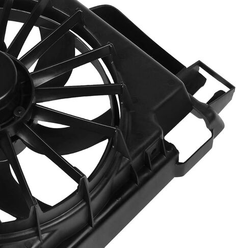 DNA Motoring OEM-RF-0077 CH3113103 Factory Style AC Condenser Cooling Fan Replacement,Black in Saudi Arabia