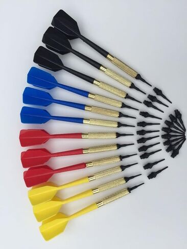 مجموعة سهام ذات أطراف ناعمة تجارية من GLD مكونة من 12 قطعة مع 50 طرفًا للسهام in Kuwait