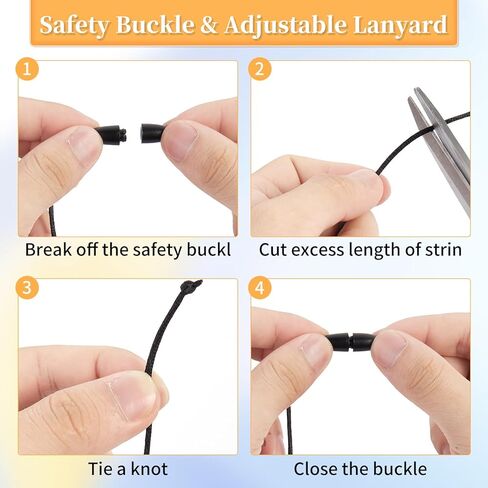 Teacher Lanyard for ID Badge Card, Cute Blue Women Men Beaded Breakaway Neck Lanyards Cartoon Name Tag Badges Holder Aesthetic Work Keys Accessories Gift in Kuwait