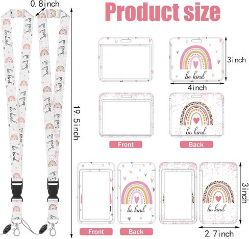 4 Pack Cruise Lanyard for Cruise Ship Cards, Detachable Cruise Lanyards with Horizontal and Vertical ID Badge Holder(Marble) in Saudi Arabia