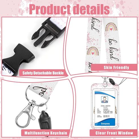 4 Pack Cruise Lanyard for Cruise Ship Cards, Detachable Cruise Lanyards with Horizontal and Vertical ID Badge Holder(Marble) in Saudi Arabia