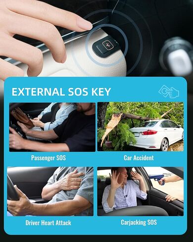 كاميرا جيمي 4G داش للسيارة، كاميرا داش مزدوجة للفيديو المباشر مع نظام تحديد المواقع العالمي، ومسجل قيادة أمامي وداخلي بدقة 1080 بكسل، ومستشعر G، وتحليل السلوك، وسياج جغرافي، ونظام مساعدة السائق، وقطع عن بعد، وزر SOS - تطبيق JC261P LNCOON in Kuwait