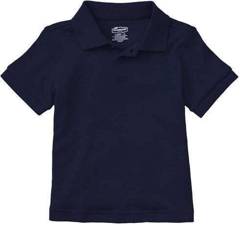 Classroom School Uniforms Kids' Toddler Little Boys' Uniform Short Sleeve Interlock Polo in Kuwait