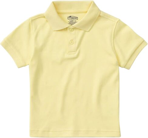 Classroom School Uniforms Kids' Toddler Little Boys' Uniform Short Sleeve Interlock Polo in Kuwait