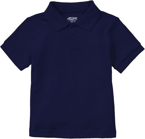 Classroom School Uniforms Kids' Toddler Little Boys' Uniform Short Sleeve Interlock Polo in Kuwait