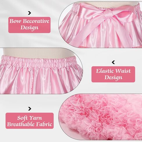 نساء مرن الخصر الشرقي البطن منتفخ توتو تول تنورة الأميرة باليه الرقص pettiskirts أسفل الوردي in Saudi Arabia