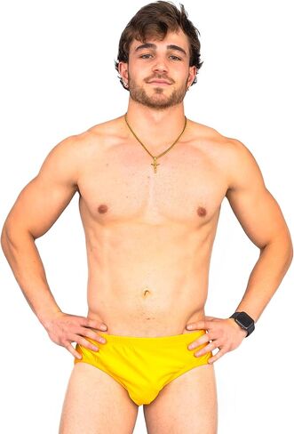 Costume Agent Hulkamania Wrestling Swimming Spandex Briefs Shorts in Saudi Arabia
