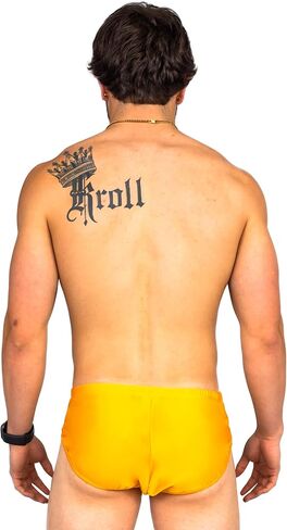 Costume Agent Hulkamania Wrestling Swimming Spandex Briefs Shorts in Saudi Arabia