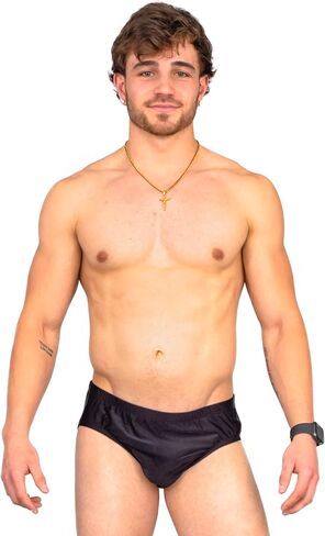 Costume Agent Hulkamania Wrestling Swimming Spandex Briefs Shorts in Saudi Arabia