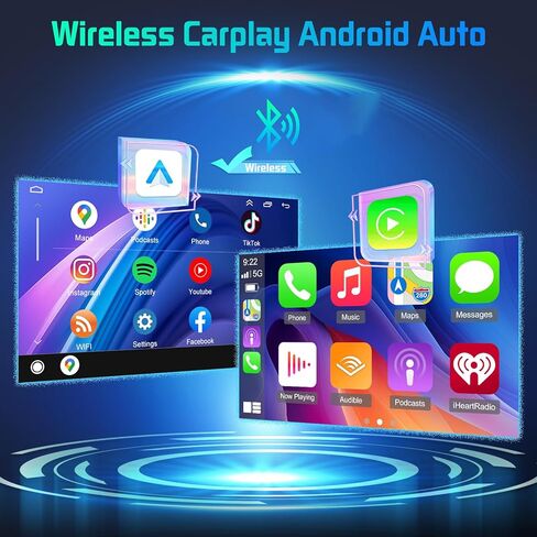 [2+64G] ستيريو سيارة Android 13 لسيارة Toyota Corolla 2009-2013 - Apple Carplay وAndroid Auto - راديو كورولا بشاشة لمس 9 بوصة 2.5D - صوت EQ/GPS/WiFi/SWC + كاميرا احتياطية AHD + ميكروفون in Kuwait