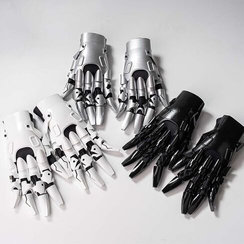 Funxylophy Punk Hand Armor Sci-Fi Mechanical Hand Gloves Halloween Cosplay Party Music Excalsions in Kuwait