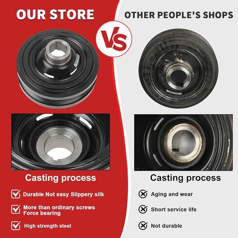 MUNIK Crankshaft Pulley for Mercedes Benz CLS350 CLS300 E350 GLS400 GL400 ML300 ML350 R350 SLK350 SL350 S350 S400 Peat# 2760300903 in Saudi Arabia