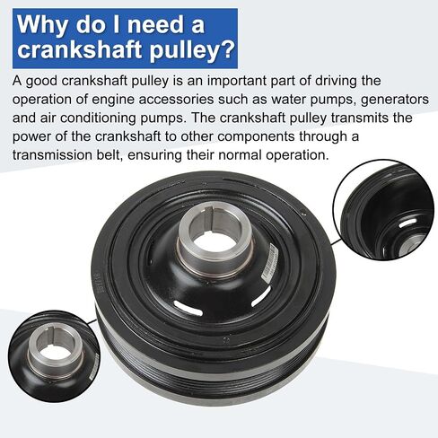 MUNIK Crankshaft Pulley for Mercedes Benz CLS350 CLS300 E350 GLS400 GL400 ML300 ML350 R350 SLK350 SL350 S350 S400 Peat# 2760300903 in Saudi Arabia