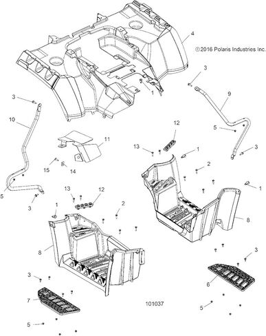 Polaris ATV ASM-CAB ، الخلفية ، الجولة ، الأزرق البحري ، الجزء الأصلي OEM الجزء 2637717-727 ، كتي 1 in Saudi Arabia