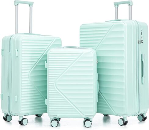 Merax 20 "/24"/28 "3 أجهزة كمبيوتر/مجموعة في أمتعة عجلات ABS ، حمل على حقيبة ، قفل مزيج in Saudi Arabia
