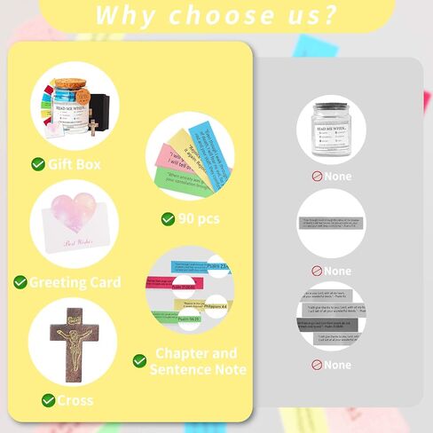 Read Me When Bible Verses Jar For Daily Inspirational, Self-Care, Motivational & Reflection, Christian Gifts For Women And Men, Religious Birthday Gifts For Mom, Wife, Friends, New Teacher. in Saudi Arabia