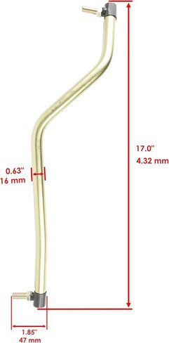 Caltric Left and Right Drag Link Compatible With Husqvarna 583513401 597069902 583513301 597069802 in Saudi Arabia
