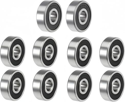 DEEG 10 PCS 6304-2RS 20x52x15mm Ball Bearing Double Rubber Seal Bearings Replacement for Pool Motor Bearings, Snowmobile,Yamaha Roadstar Rear Wheel, Lawn Mower Deck Spindle in Saudi Arabia