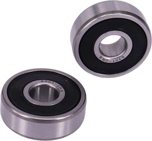 DEEG 10 PCS 6304-2RS 20x52x15mm Ball Bearing Double Rubber Seal Bearings Replacement for Pool Motor Bearings, Snowmobile,Yamaha Roadstar Rear Wheel, Lawn Mower Deck Spindle in Saudi Arabia