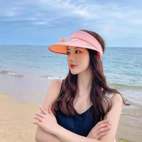 Sun Visor Hat مع مروحة USB ، Summer Leghing 3 إعدادات مؤقت in Kuwait