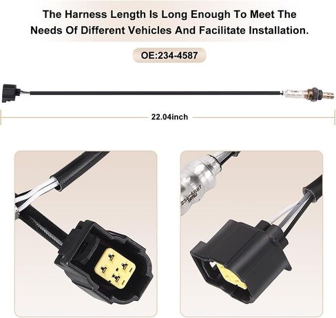 Oxygen O2 Sensor Upstream and Downstream for Chry 300, for Dodge Challenger Charger Dakota Durango Grand Caravan Journey Neon Nitro, for Jeep Commander Grand Cherokee Liberty Wrangler JK, 234-4587 in Saudi Arabia