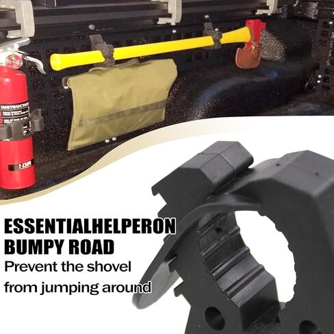 Ryanstar Racing Dravel Holder Quick Freef Rubber Rubber Clamp Bracket - متوافقة مع مقابض قطرها 1.25 "إلى 1.375" - 4 حزمة للشاحنات ، UTV ، ATV ، على الطرق الوعرة ، 4x4 أجزاء in Kuwait