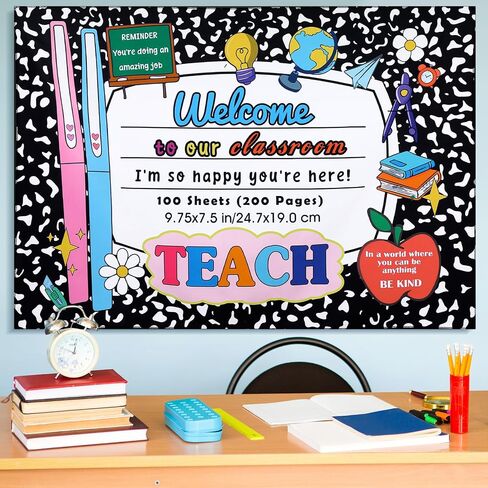 Maasechs مرحبًا بك مرة أخرى في School Tapestry Complosity Notebord Classroom Tapestry مرحبًا بك في الفصل الدراسي. in Saudi Arabia