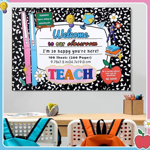 Maasechs مرحبًا بك مرة أخرى في School Tapestry Complosity Notebord Classroom Tapestry مرحبًا بك في الفصل الدراسي. in Saudi Arabia