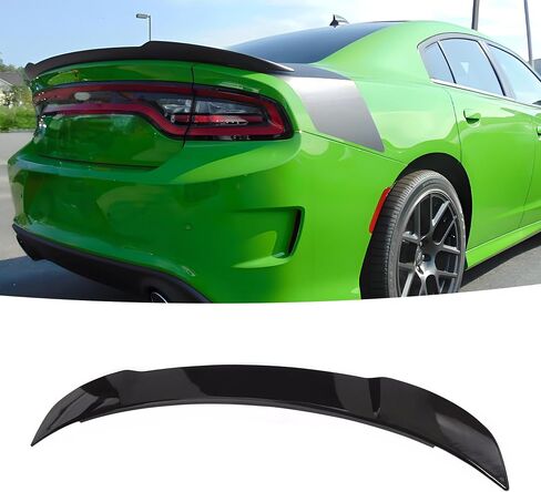 Trunk Spoiler Wing Fit لـ Dodge Charger GT SRT SXT SE R/T SCAT Pack 2015-2024 Gloss Black Redeye Style Decklid Lip Accesories in Kuwait
