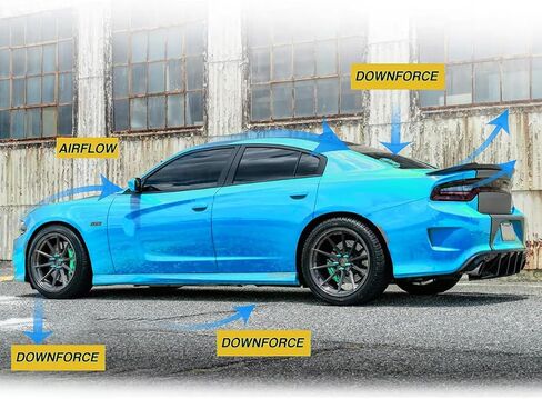 Trunk Spoiler Wing Fit لـ Dodge Charger GT SRT SXT SE R/T SCAT Pack 2015-2024 Gloss Black Redeye Style Decklid Lip Accesories in Kuwait
