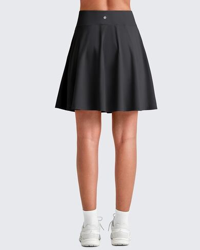 G4Free 20" Knee Length Tennis Skirts for Women High Waisted Golf Skorts Soft Athletic Built-in Shorts 3 Pockets in Saudi Arabia