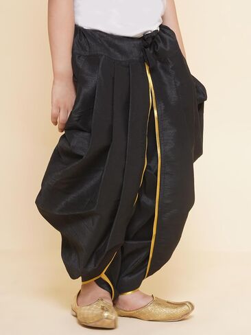 الأولاد Slub Dupion Gold Border Patiala Pant (Bd41 to 46) in Saudi Arabia