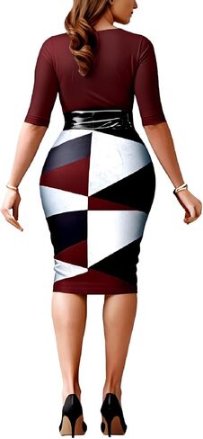 فساتين Bodycon للنساء Midi Pencil Dress in Saudi Arabia