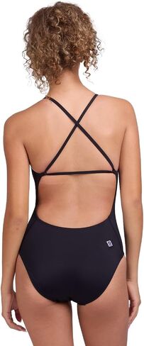 Jolyn Marie Women's Athletic One Piece Swimsuit مع ثابت للسباحة التنافسية ، والاحتفال بالإنقاذ ، وتغطية كاملة in Kuwait