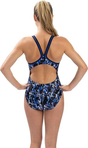 Dolfin XtraSleek Women's Swimsuit - Team Print DBX Back One Piece in Saudi Arabia