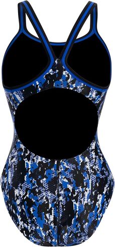 Dolfin XtraSleek Women's Swimsuit - Team Print DBX Back One Piece in Saudi Arabia