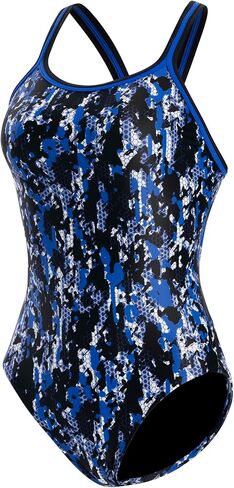 Dolfin XtraSleek Women's Swimsuit - Team Print DBX Back One Piece in Saudi Arabia