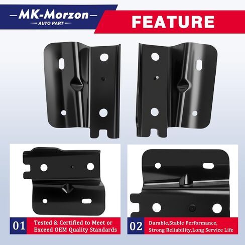 Soft Top Left and Right Bow Bracket with Screws Compatible with 2013-2017 J-eep Wrangler JKU 4-Door Only Replaces# 68163704AB, 68163705AB in Saudi Arabia