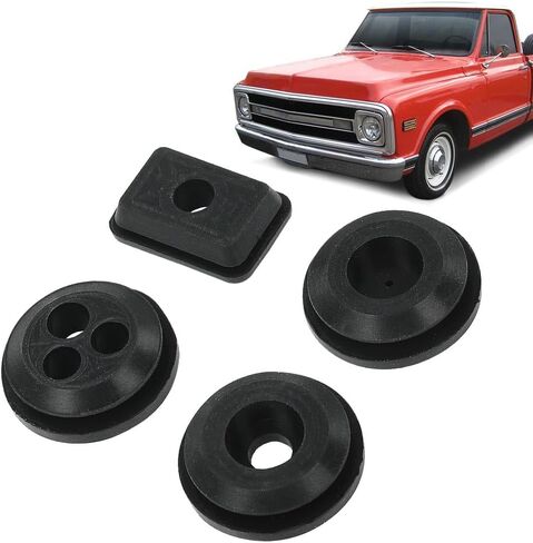 مجموعة Grand Orange Firewall Rubber Grommet متوافق مع Blazer Truck Suburban Blazer 1967-1972 in Kuwait