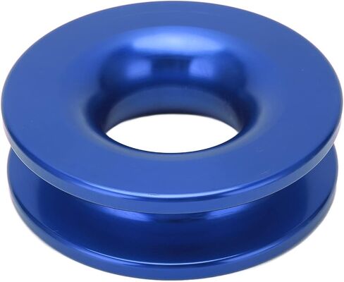 Winch Snatch Recovery Ring Heavy Duty 41000lbs Breaking Strength Aluminum Soft Shackle Recovery Ring for Off Road Rescue Vehicles ATVs SUVs Trucks (Blue) in Saudi Arabia