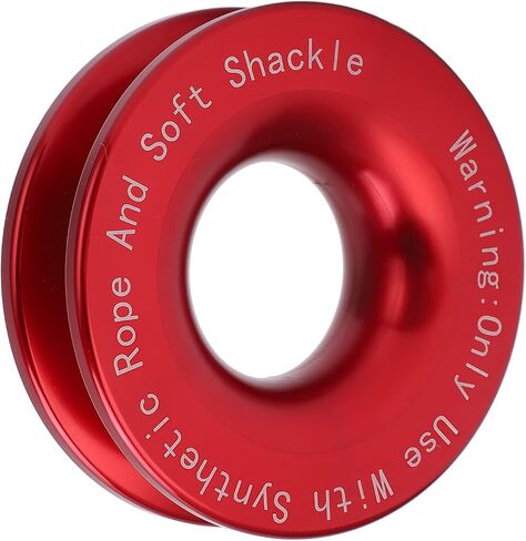 حلقة Winch Snatch Recovery خاتم شاق 41000 رطل القوة الخاتمة الناعمة للاسترداد لخاتم القيود الناعمة لسيارات إنقاذ الطرق الوعرة ATVS TRUCTS (Blue) in Saudi Arabia