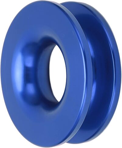 Winch Snatch Recovery Ring Heavy Duty 41000lbs Breaking Strength Aluminum Soft Shackle Recovery Ring for Off Road Rescue Vehicles ATVs SUVs Trucks (Blue) in Saudi Arabia