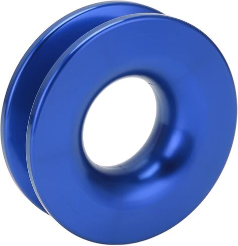 Winch Snatch Recovery Ring Heavy Duty 41000lbs Breaking Strength Aluminum Soft Shackle Recovery Ring for Off Road Rescue Vehicles ATVs SUVs Trucks (Blue) in Saudi Arabia