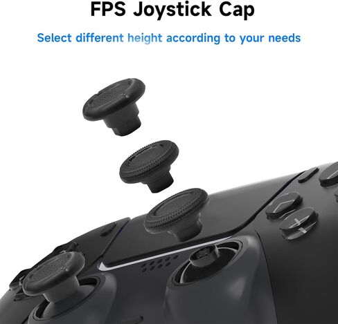 Programmable Back Paddles for PS5 Controller, Remap Kit for PS5 Controller BDM-010 & BDM-020 & BDM-030, Upgrade 2 Back Buttons Support Mapping, Auto Turbo, Combo Function in Saudi Arabia