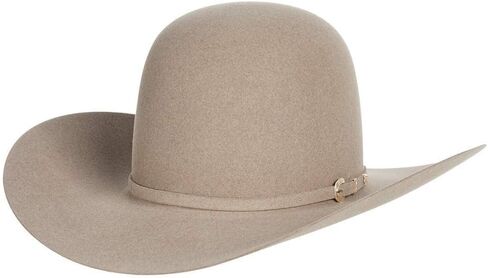 NRS American Hats 40x Natural 4 1/4in Brim Open Crown Felt Cowboy Hat Natural 75/8 in Kuwait