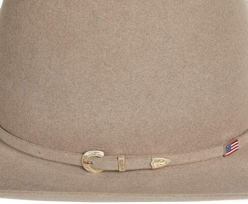 NRS American Hats 40x Natural 4 1/4in Brim Open Crown Felt Cowboy Hat Natural 75/8 in Kuwait