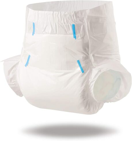 Littleforbig البالغ حفاضات 10 قطع - حفاضات بيضاء جديدة (متوسطة 28 "-38") in Kuwait