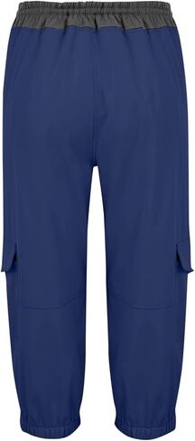 Women's High Waist Cargo Pants Summer Casual Solid Color Elastic Waist Capri Pants Bermuda Shorts with Pockets in Kuwait
