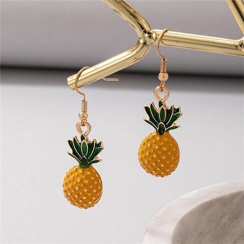 Sexy Pasties Upsidedown PINEAPPLE - Pineapple Jewelry Set & Pineapple Makeup Bag | Pineapple Earrings & Pineapple Necklace Gift Set | Cosmetic Bag | Sexy Nipple Covers | Nipple Pasties Pack in Kuwait